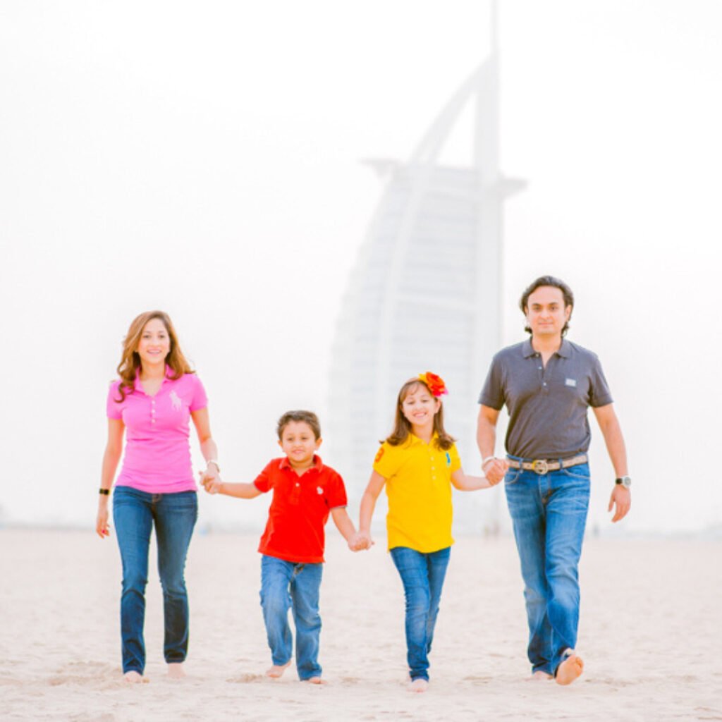 Burj Al Arab Family photoshoot