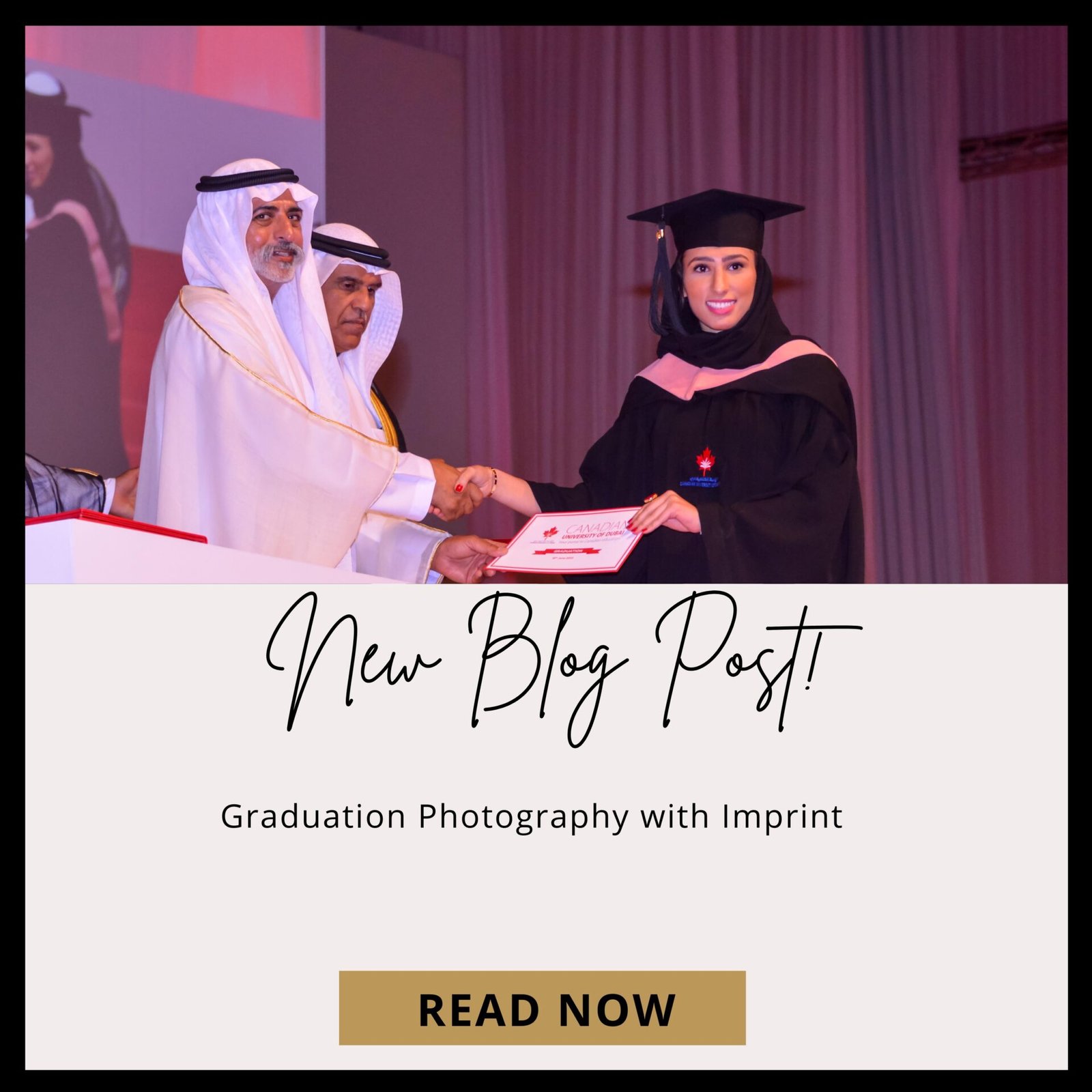 Graduation Photography with Imprint