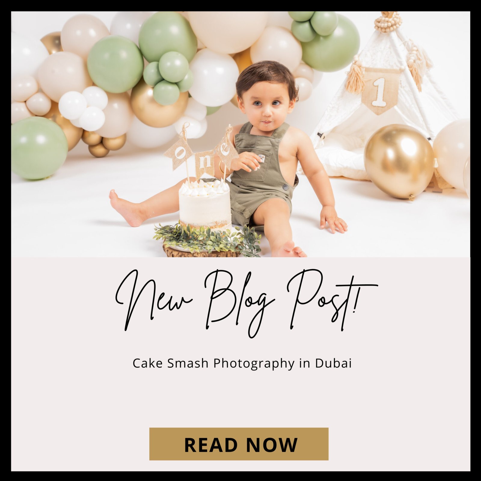 Cake Smash Photography in Dubai