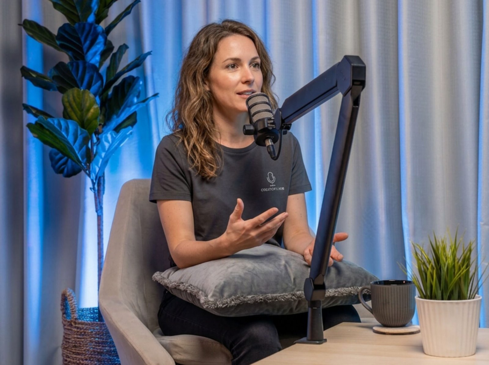 podcast setup in imprint