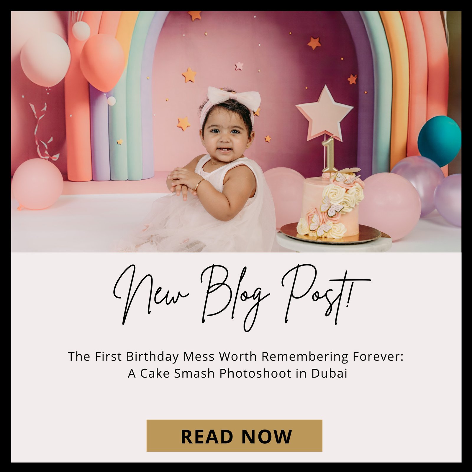 The First Birthday Mess Worth Remembering Forever: A Cake Smash Photoshoot in Dubai